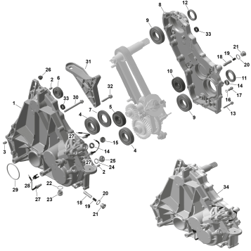 01- ROTAX - GearBox Housing