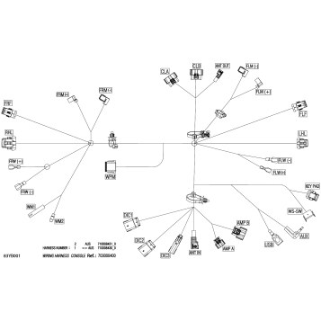 08- Electric - Console Wiring Harness - 710008430