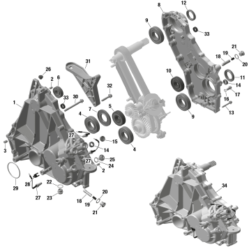 01- ROTAX - GearBox Housing