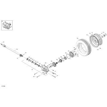 08- Drive System, Rear Drive Shaft & Final Drive + Wheel + Tire