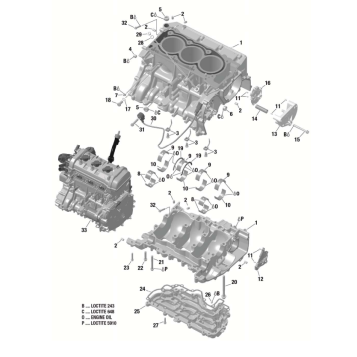 01- Crankcase - All Models