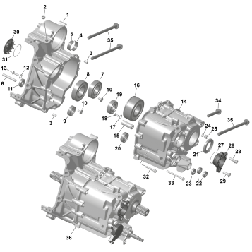 01- ROTAX - GearBox Housing