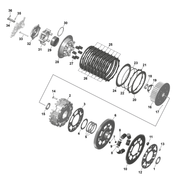 01- ROTAX - Clutch