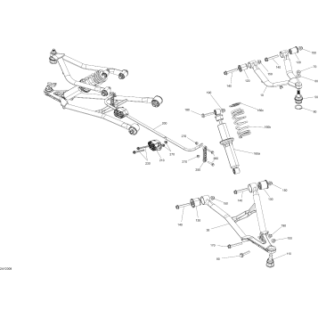 07- Suspension, Front - A Arms - Shocks