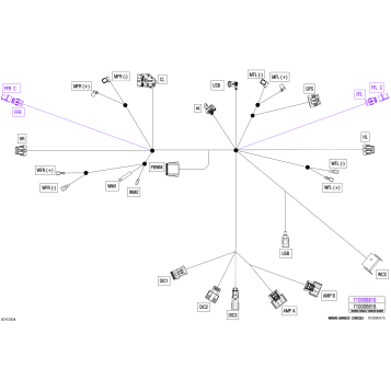 08- Electric - Console Wiring Harness - 710008819