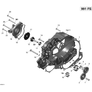 01- Clutch Cover And Water Pump