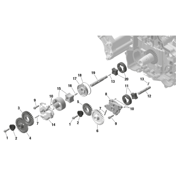01- ROTAX - Oil Pump