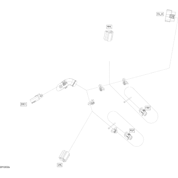 10- Electrical Harness Console - Except Canada USA