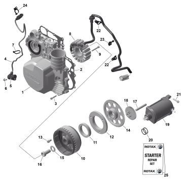 01- ROTAX - Magneto and Electric Starter