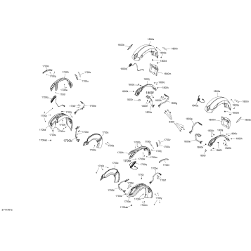 09- Body And Accessories - Front Fender - All Models