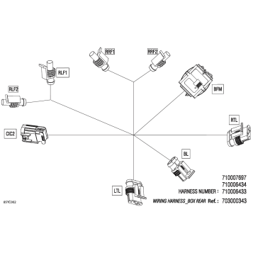 08- Electric - Wiring Harness Box Rear - 710006434