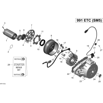 03- Magneto And Electric Starter 1-3_04R1532a