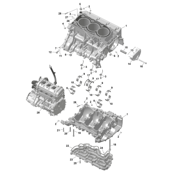 01- ROTAX - Crankcase