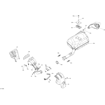 01- Engine - Exhaust - 600 ACE