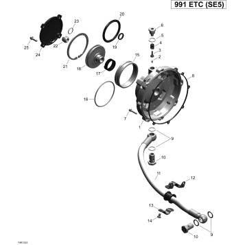 05- Clutch Release Cover _74R1533