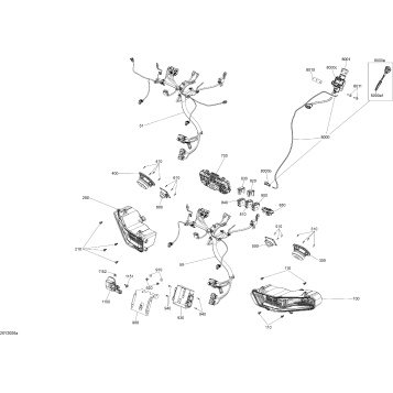 10- Electrical System Console - Headlights, Radio & Switch