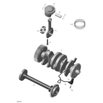 01- Crankshaft, Pistons and Balance Shaft