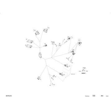 08- Electric - Wiring Harness Console - 710006928 - North America