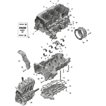 01- ROTAX - Crankcase