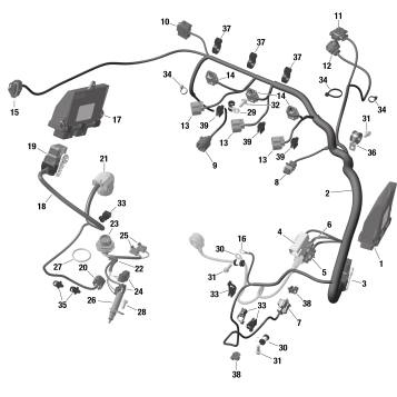 01- ROTAX - Engine Harness And Electronic Module