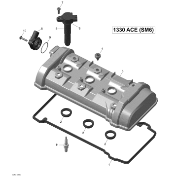 01- Valve Cover _73R1534b