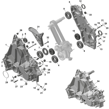 01- ROTAX - GearBox Housing