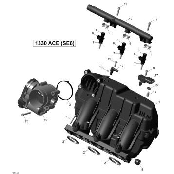 02- Air Intake Manifold And Throttle Body _18R1535