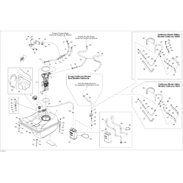 02- Fuel System Except California Model