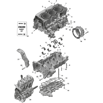 01- ROTAX - Crankcase