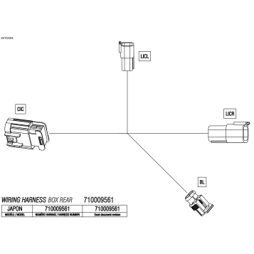08- Electric - Rear Box Wiring Harness - 710009561
