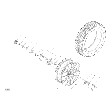 07- Drive System, Front - Except Package LTD