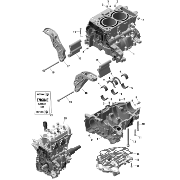 01- ROTAX - Crankcase