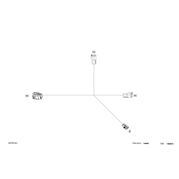 08- Electric - Cargo Harness - 710006431 - Japan
