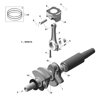 01- Engine - Crankshaft And Pistons - 600 ACE