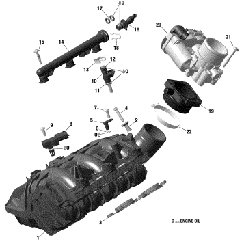 02- Air Intake - Manifold / Throttle Body - 600 ACE