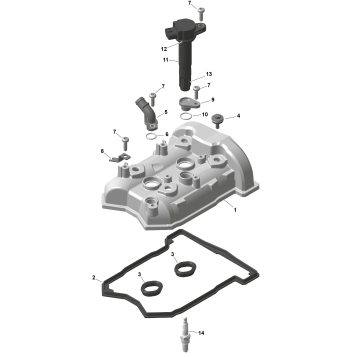 01- ROTAX - Valve Cover