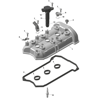 01- ROTAX - Valve Cover