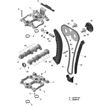 01- Engine - Valve Train - 600 ACE