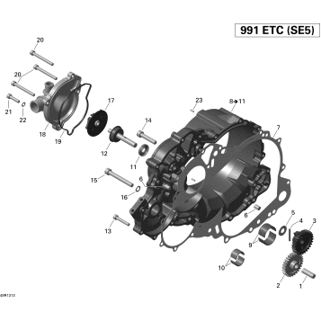 01- Clutch Cover And Water Pump