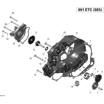 01- Clutch Cover And Water Pump