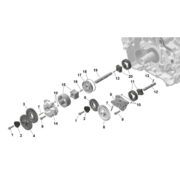 01- ROTAX - Oil Pump