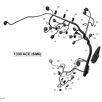 10- Engine Harness And Electronic Module _51R1534