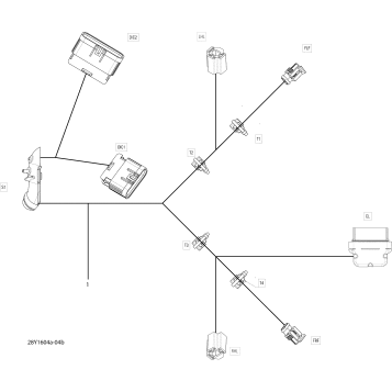 10- Electrical Harness - Console - Package Standard-S-Special - North America