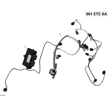 10- Engine Harness And Electronic Module