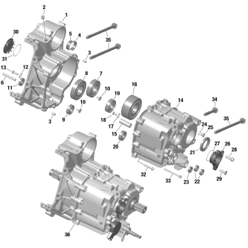 01- ROTAX - GearBox Housing