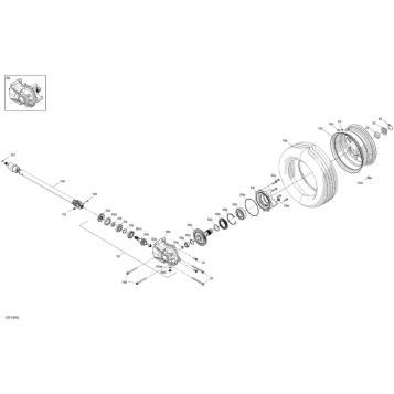 08- Drive System, Rear Drive Shaft & Final Drive + Wheel + Tire