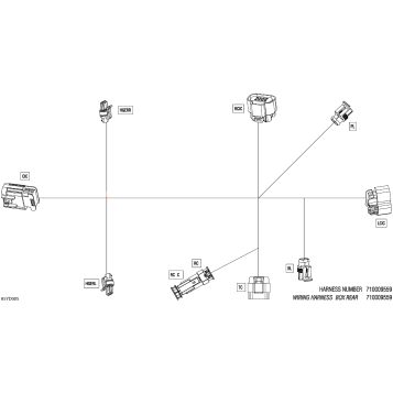 08- Electric - Rear Box Wiring Harness - 710009559