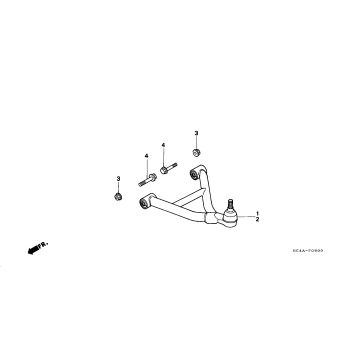 TRX300 FRONT ARM (TRX300) ('92) 92