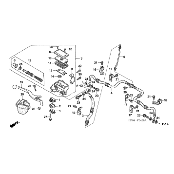 FRONT BRAKE MASTER CYLINDER
