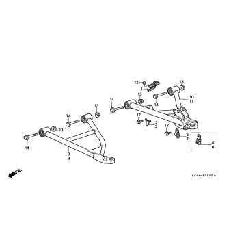 TRX300FWFRONT ARM (TRX300FW)